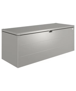 Baule da esterno biohort 'stylebox 210' in acciaio zincato colore grigio quarzo metallizzato, b380910