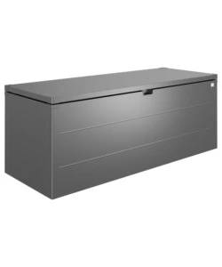 Baule da esterno biohort 'stylebox 210' in acciaio zincato colore grigio scuro metallizzato, b340910