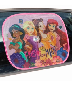 Coppia tendine auto laterali "disney princess", 44x35 cm