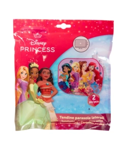 Coppia tendine auto laterali "disney princess", 44x35 cm