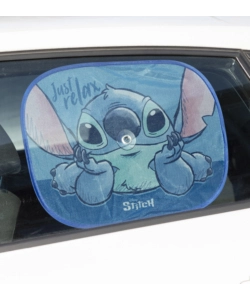 Coppia tendine auto laterali "disney stitch" tg 44x35 cm