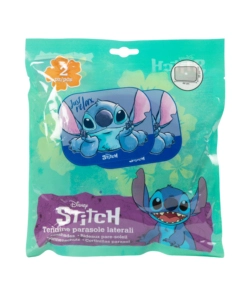 Coppia tendine auto laterali "disney stitch" tg 44x35 cm