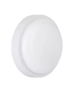 Plafoniera led da esterno eglo 'boschetto' bianco rotonda 4000k