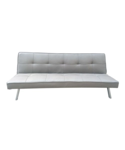 Divano letto 3 posti 'clarelle' in tessuto grigio, 178x71x81 cm