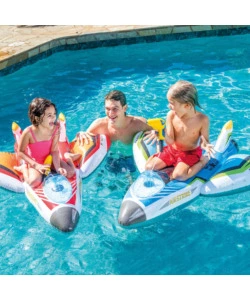 Gioco gonfiabile intex "aquascooter" con pistola ad acqua 117x117 cm