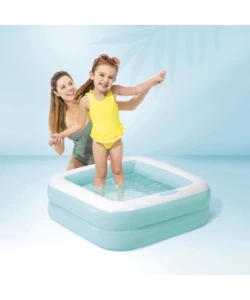 Piscina gonfiabile quadrata per bambini intex "baby" 86x86x25 cm