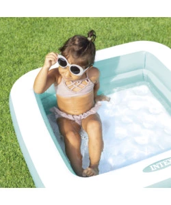 Piscina gonfiabile quadrata per bambini intex "baby" 86x86x25 cm