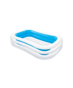 Piscina gonfiabile rettangolare per bambini intex "family" 262x175x56 cm