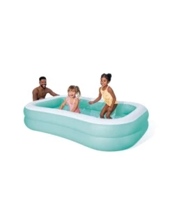 Piscina gonfiabile rettangolare per bambini intex "family" 229x152x48 cm