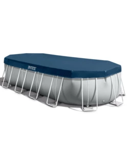 Piscina prisma ovale 610x305x122 cm con pompa filt