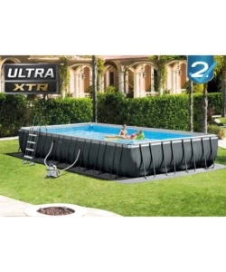 Piscina fuori terra rettangolare intex "ultra xtr frame" 975x488x132 cm - cod.26374