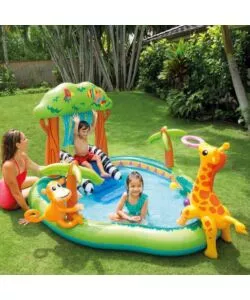 Gioco confiabile intex "play center giungla" 216x188x124 cm