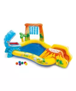 Gioco gonfiabile intex 'play center dinosauro' 249x191x109 cm