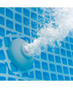 Pompa filtro a sabbia con generatore salino di cloro intex "krystal clear" 7900 l/h per piscina