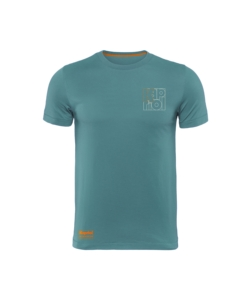 T-shirt da lavoro kapriol 'enjoy' colore blu atlantic, tg s