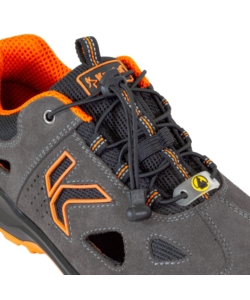 Scarpa antinofortunistica kapriol 'plat' colore arancione, tg 44