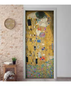 Rivestimento per porta in vinile fantasia "klimt", 210x83 cm