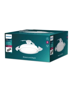 Lampada ventilatore a led philips "bliss" colore bianco, 35+28 w