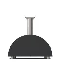 Forno pizza a legna alfa "moderno" colore nero 2 pizze