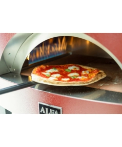 Forno pizza a gas alfa "moderno" colore rosso 2 pizze