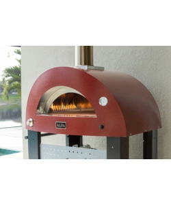 Forno pizza a gas alfa "moderno" colore rosso 2 pizze