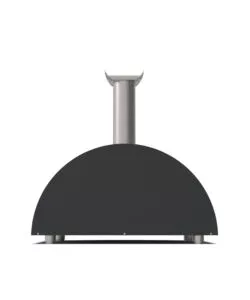 Forno pizza a legna alfa "moderno" colore nero 3 pizze