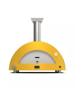 Forno pizza a gas alfa 'moderno' colore giallo 3 pizze