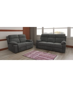 Divano 2 posti bellahome "annika" con recliner manuale, 145x93x101 cm