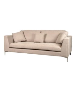 Divano 3 posti bellahome 'camilla' beige 222x104x56,5 cm