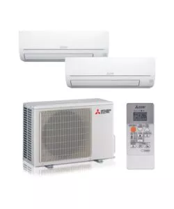 Climatizzatore caldo freddo mitsubishi linea smart serie m pompa di calore 'mxz2ha40vfe12535hrvfkit' dualsplit e unit esterna 9000 + 12000 btu