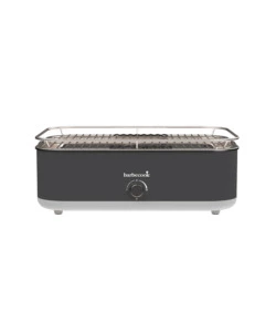 Barbecue elettrico da tavolo barbecook 'e-carlo' in acciaio inox colore grigio, griglia 38,5x28,5 cm