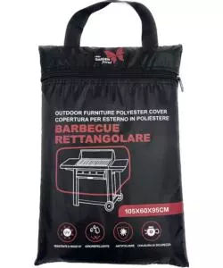 Telo di copertura garden friend per barbecue rettangolare 105x60x95 cm