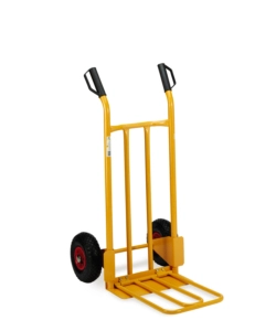 Carrello trasporto garden friend in acciaio portata 300 kg 56x46x110 cm