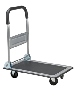 Carrello trasporto piatto garden friend in acciaio portata 150 kg 73x47x83 cm