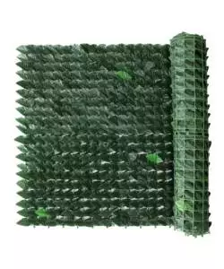 Siepe artificiale garden friend in pvc con foglie lauro 300x100 cm