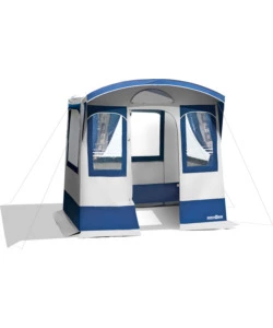 Tenda cucina da campeggio con tetto arcuato brunner 'camp inn' 220x160x195/220 cm