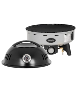 Barbecue a gas portatile brunner "devil bbqruiser ht 30" con griglia reversibile, ø47 cm