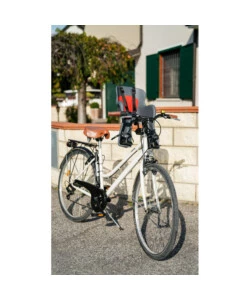 Seggiolino anteriore per bicicletta lampa "ginny" con attacco al manubrio colori assortiti, portata massima 15 kg