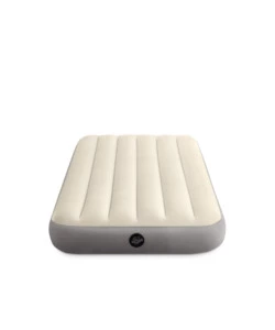 Materasso singolo gonfiabile intex 'airbed dura-beam single-high' crema 99x191x25 cm