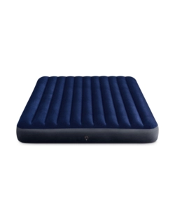 Materasso matrimoniale king gonfiabile intex "airbed dura-beam standard classic downy" blu 183x203x25 cm