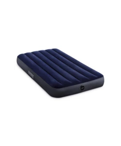 Materasso mezza piazza gonfiabile intex "airbed dura-beam standard classic downy" blu 76x191x25 cm