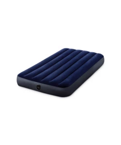 Materasso singolo gonfiabile intex "airbed dura-beam standard classic downy" blu 99x191x25 cm