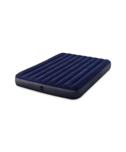 Materasso piazza e mezza gonfiabile intex "airbed dura-beam standard classic downy" blu 137x191x25 cm