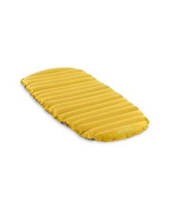 Materasso singolo gonfiabile intex 'camping' ondulato giallo 76x183x10 cm