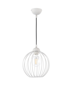 LAMPADARIO ONLI 'MELONE' BIANCO 1 LUCE, E27