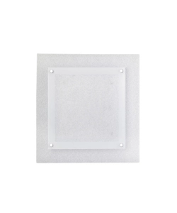 Plafoniera led 'antilia' bianca 34x34 cm, 18 w