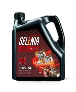 Lubrificante arexons 'selenia 10w40' benzina e diesel, 4 litri