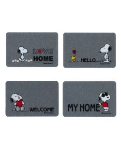 ZERBINO "SNOOPY LOVE" CON FONDO ANTISCIVOLO, 40X60 CM