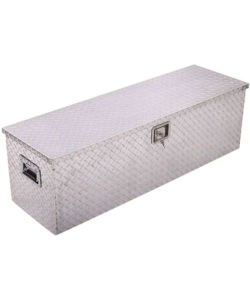 Baule portattrezzi vigor 'v-123' in alluminio 123x38x38 cm