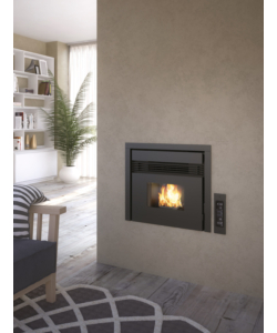 Inserto a pellet punto fuoco "prezzemolo" 6,5 kw